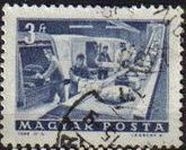 z vendido Hungria 1964 Scott 1523 Sello Servicio Postal Transporte de paqueteria usado M-2011 Magyar Posta Ungarn Hungary Hongrie Ungheria Hongarije 